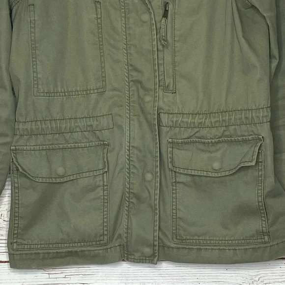 Madewell Passage Jacket in Army Green Sz S